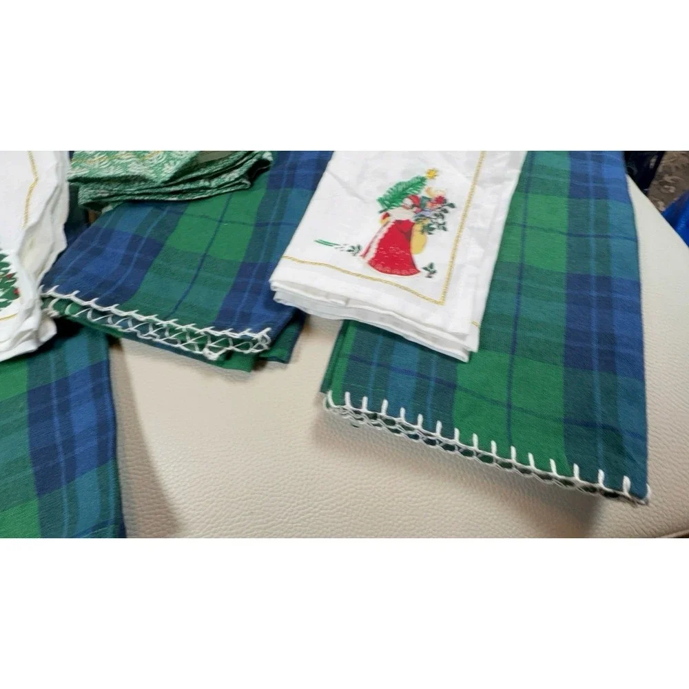 Holiday Christmas Threshold Target dish towels & cloth napkins BUNDLE NWOT